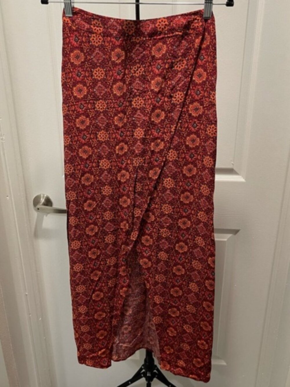 Flowy Long Skirt with Side Slit by Forever 21